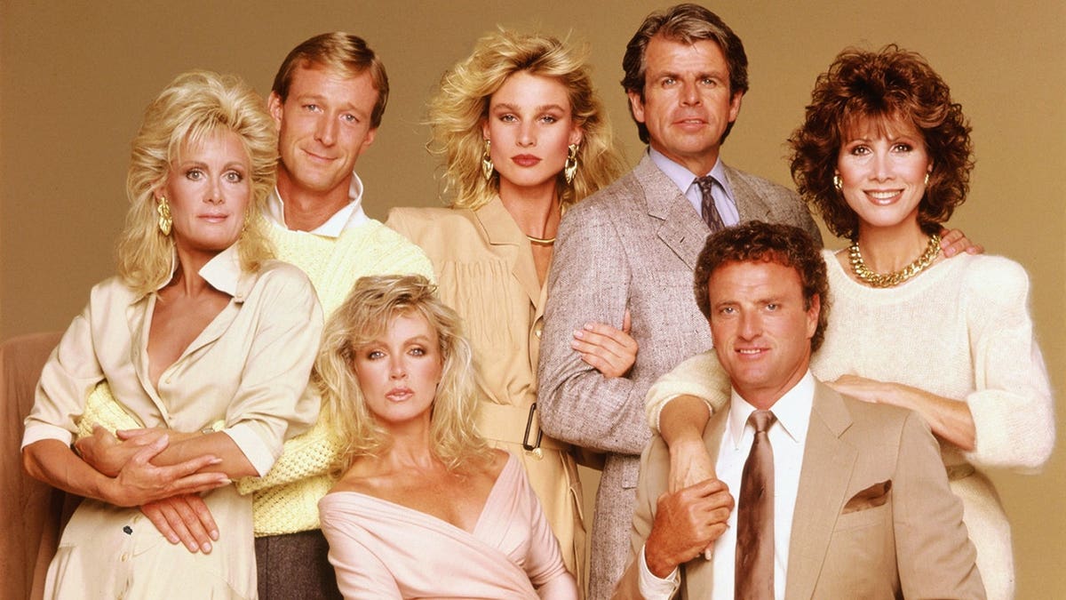 The cast of