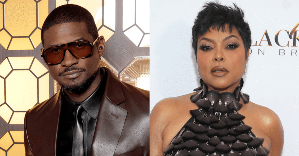 Usher Sweeps Taraji P. Henson Off Her Feet During R&B Tour With Chris Brown
