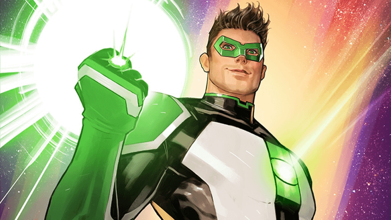 Kyle Rayner in his newest costume from the comics.
