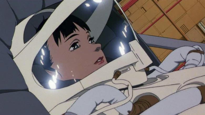 Chiyoko in a space suit in Millennium Actress