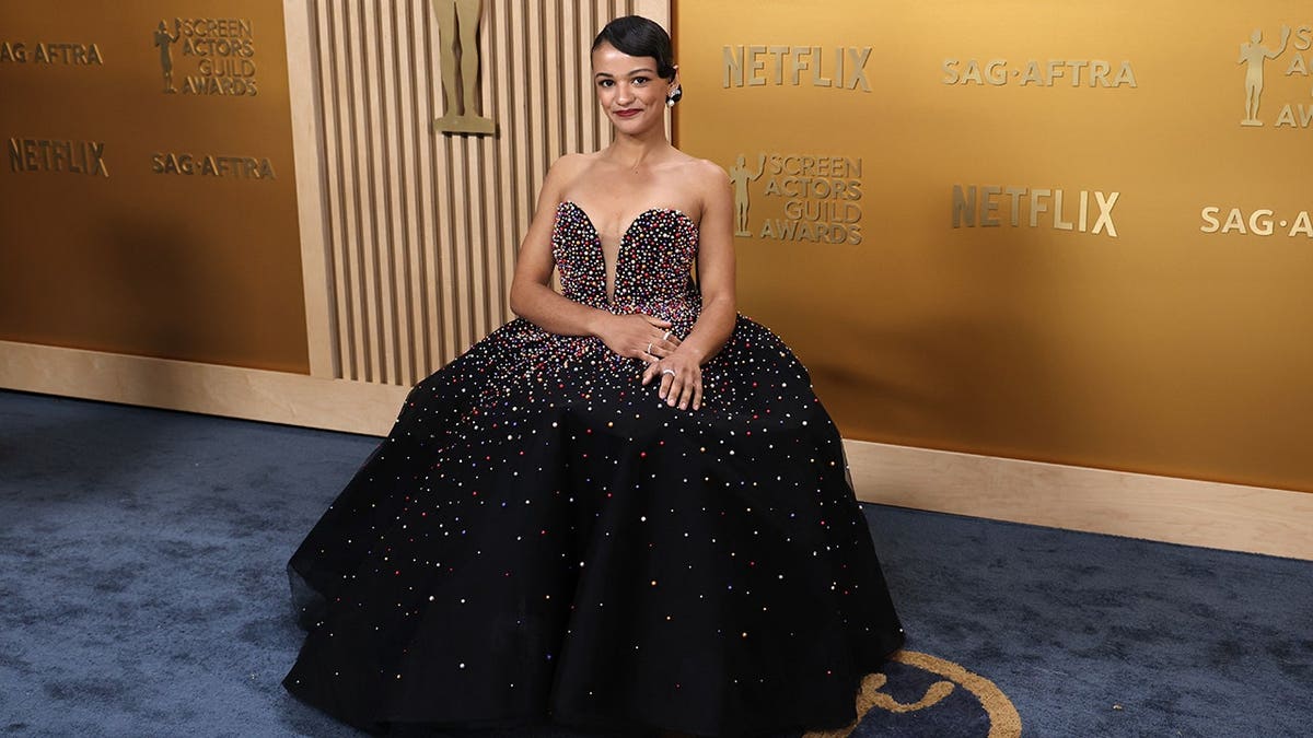 Marissa Bode attends the Screen Actors Guild Awards at Shrine Auditorium and Expo Hall.