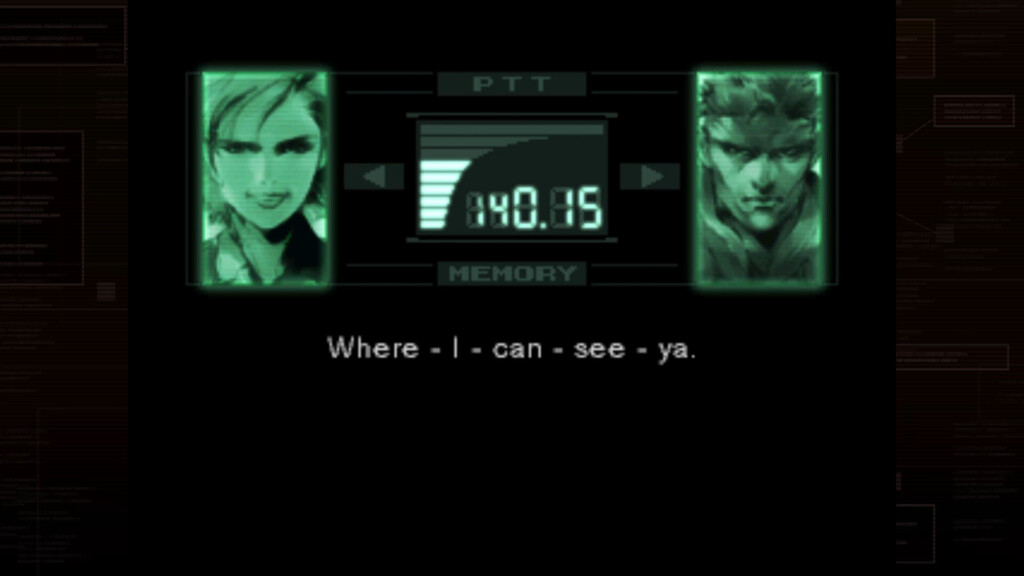 Metal Gear Solid - Codec