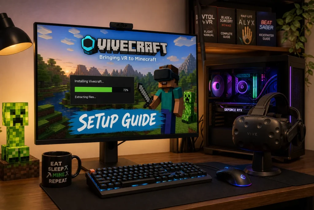Minecraft VR Setup 2026: How to Install Vivecraft on Windows