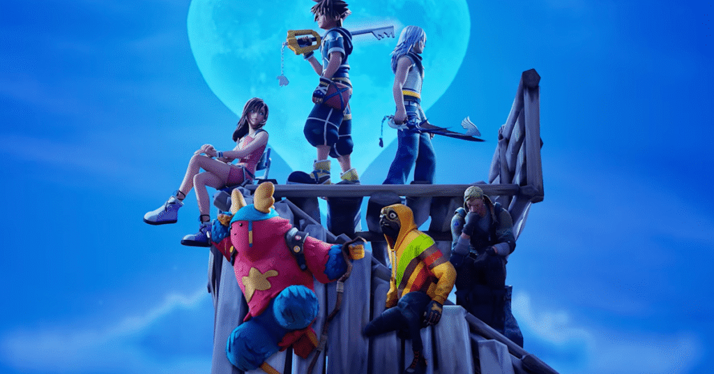 ‘Fortnite’ Recreates ‘Kingdom Hearts 2’ Opening With Sora, Riku, Kairi and Roxas Skins