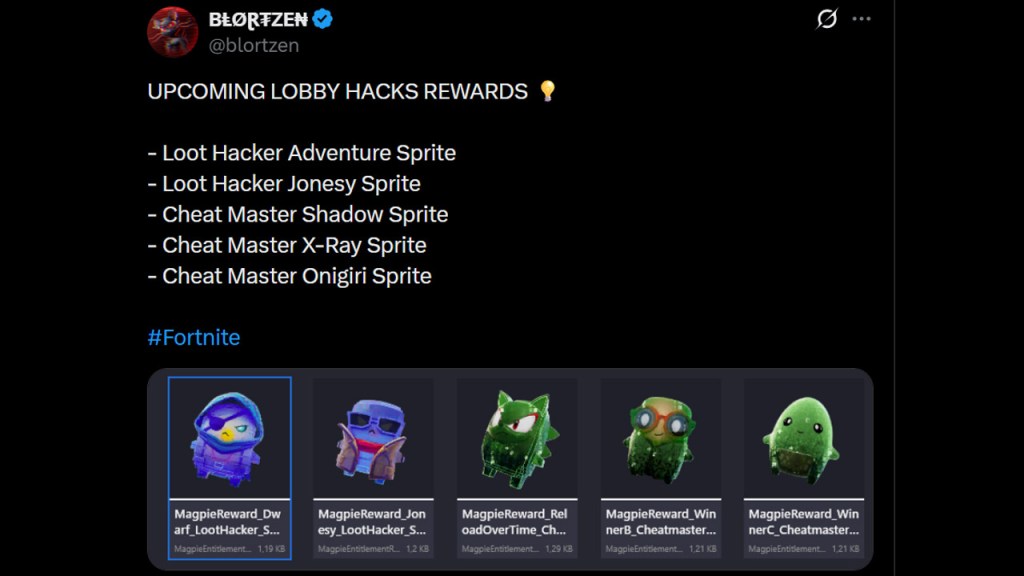 New Fortnite Lobby Hack Rewards Leak