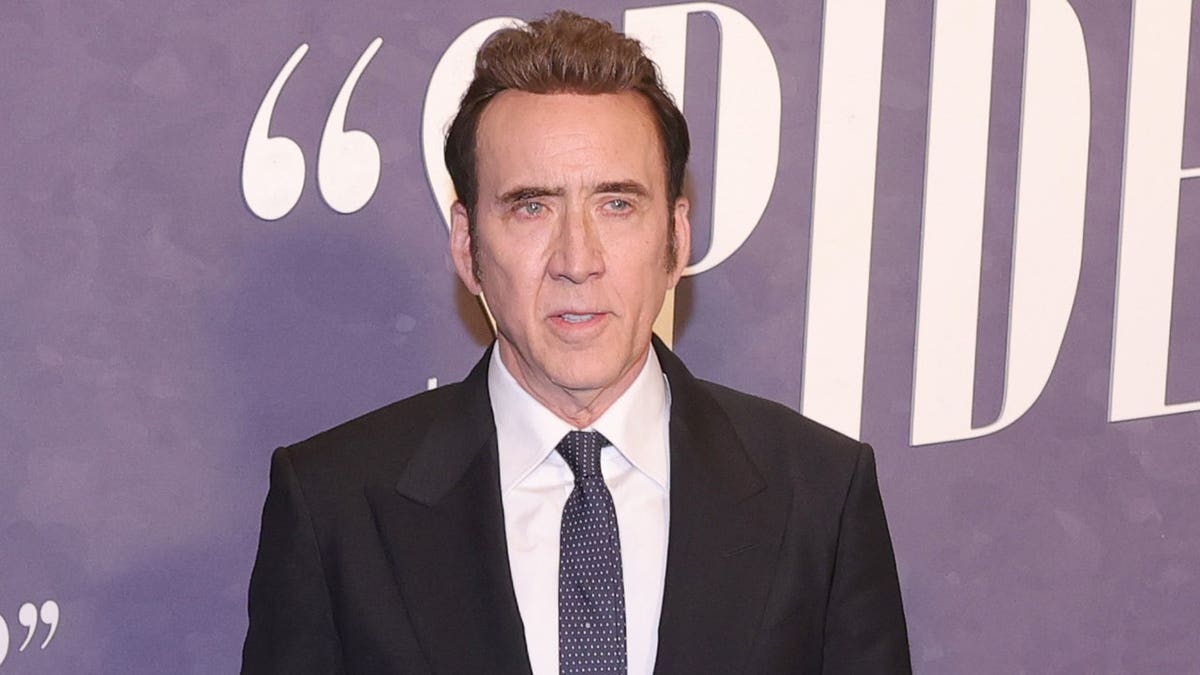 Nicolas Cage at a New York premiere