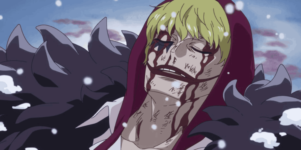 Corazon dies in One Piece.