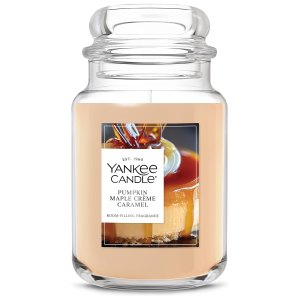 Yankee Candle Pumpkin Maple Crème Caramel Scented Candle