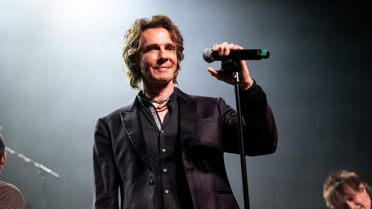 Rick Springfield performs onstage at The Fonda Theatre during the Above Ground 4 benefit concert.