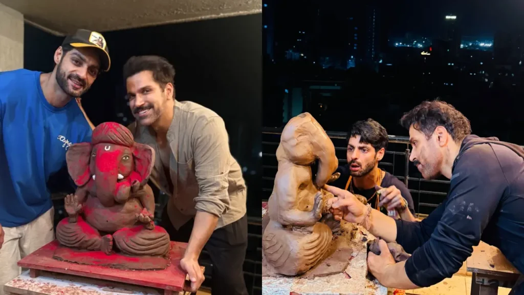 Ganesh Chaturthi 2026: Karan Wahi, Rithvik Dhanjani show their eco Ganesh Chaturthi 2026: Karan Wahi, Rithvik Dhanjani show their eco