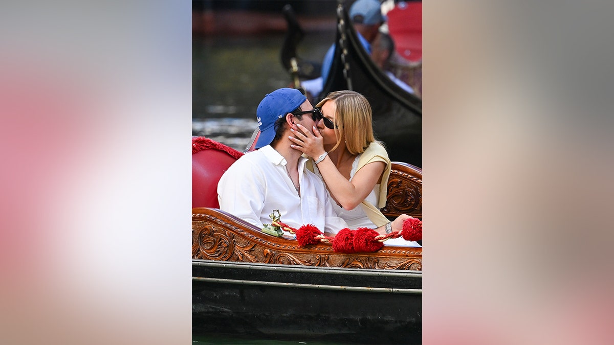 Scooter Braun and Sydney Sweeney showing PDA while in Venice.