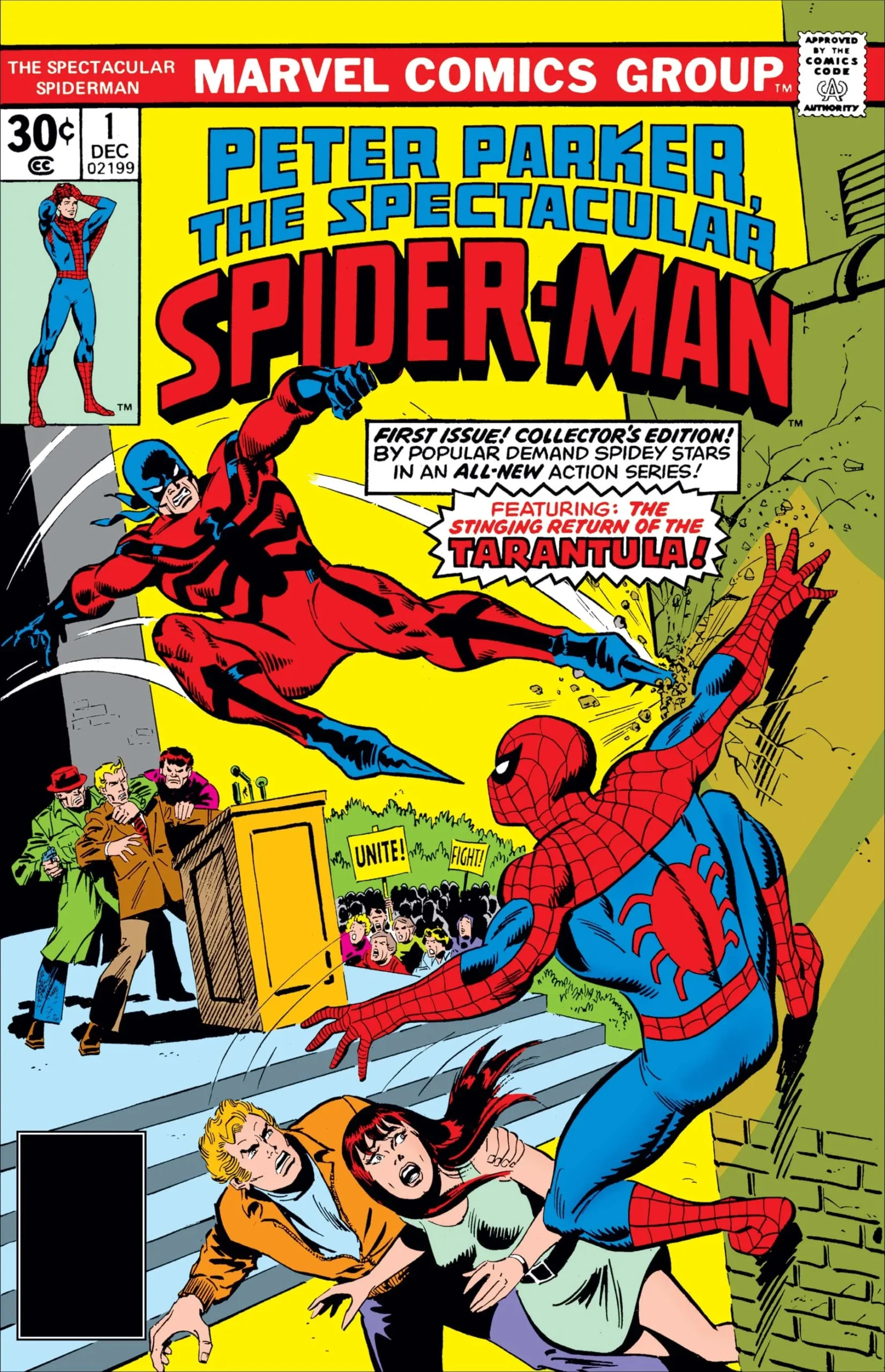 PETER PARKER, THE SPECTACULAR SPIDER-MAN (1976) #1 by Gerry Conway and Sal Buscema