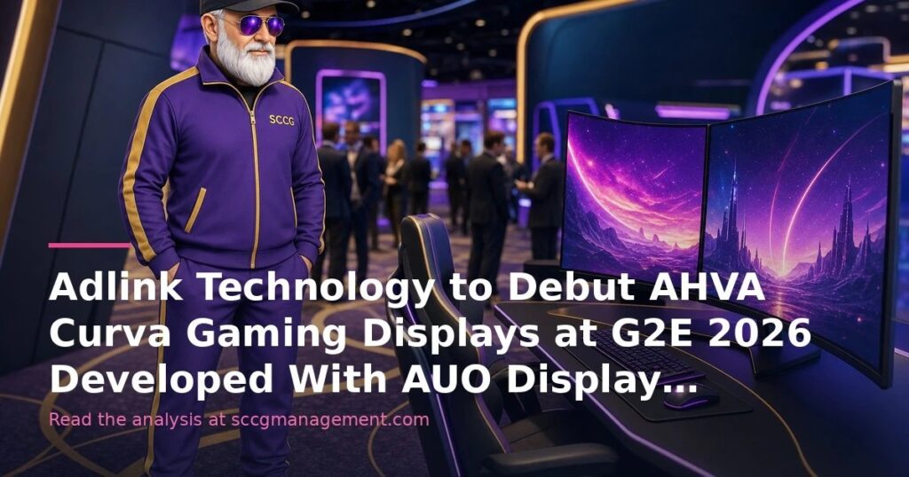 Adlink Technology to Debut AHVA Curva Gaming Displays at G2E 2026 Developed With AUO Display Plus