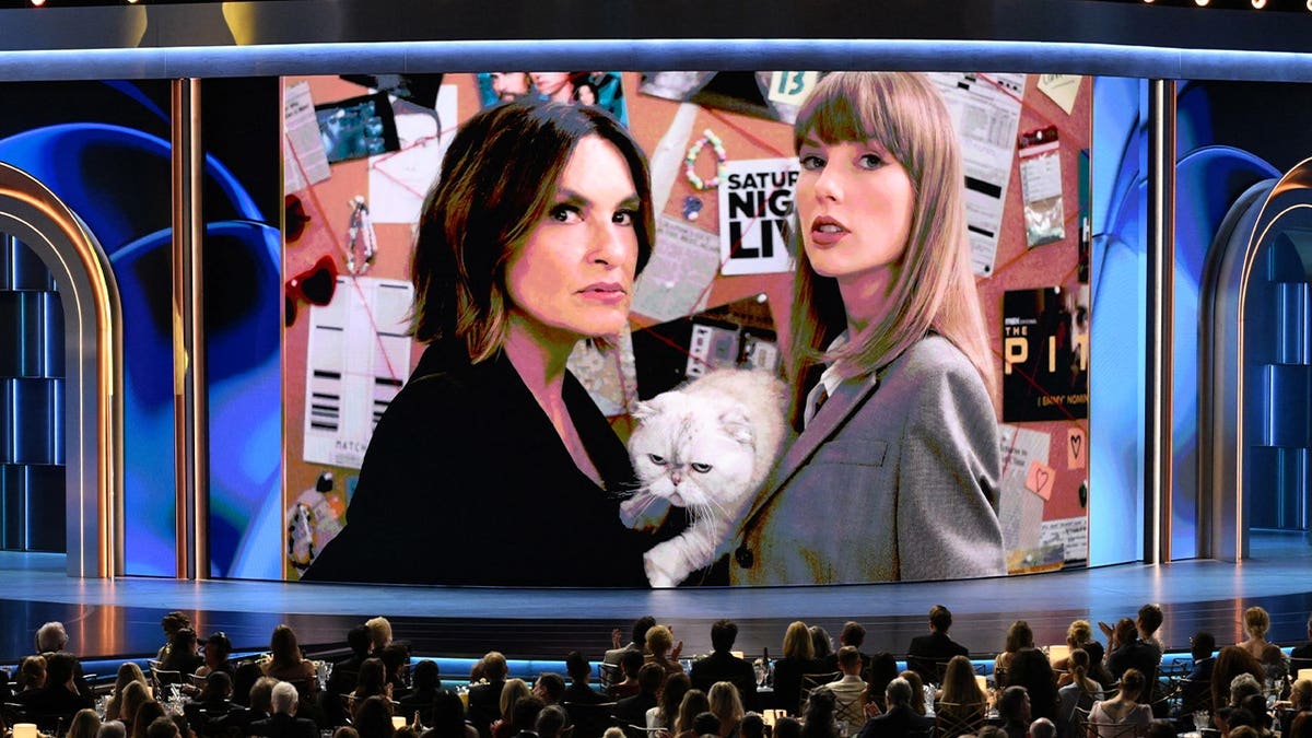 Taylor Swift Emmys with Mariska Hargitay
