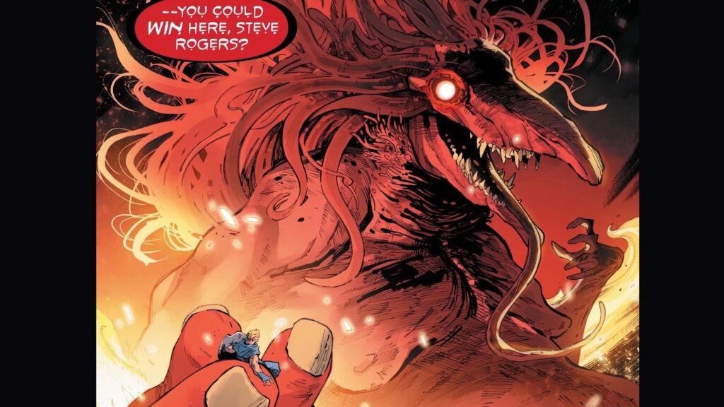 Captain America Follows Spider