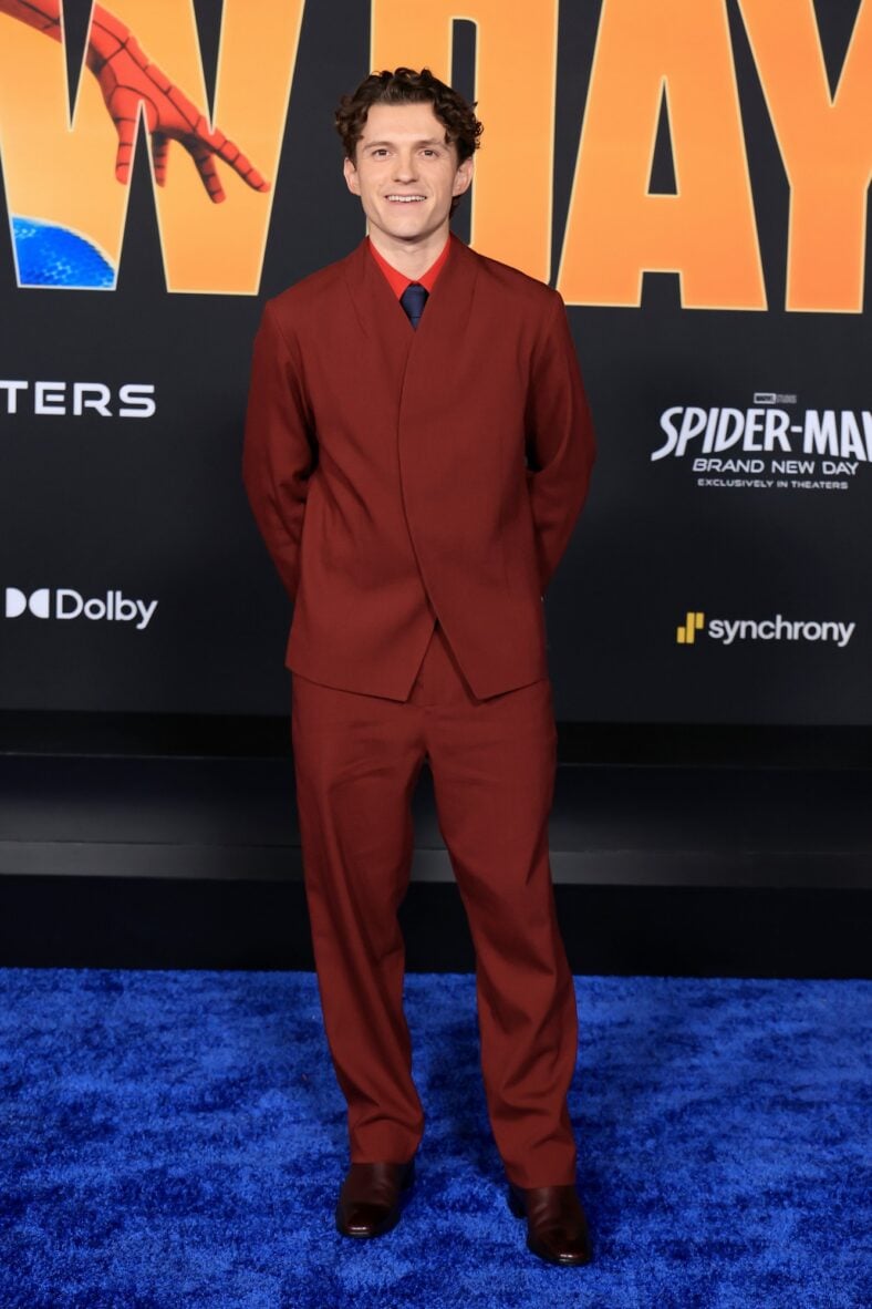 Tom Holland attends Spider-Man: Brand New Day premiere in Los Angeles