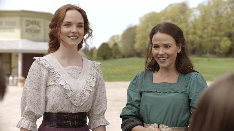 Morgan Kohan's Lillian Walsh stands beside Jocelyn Hudon's Grace Bennett in When Hope Calls