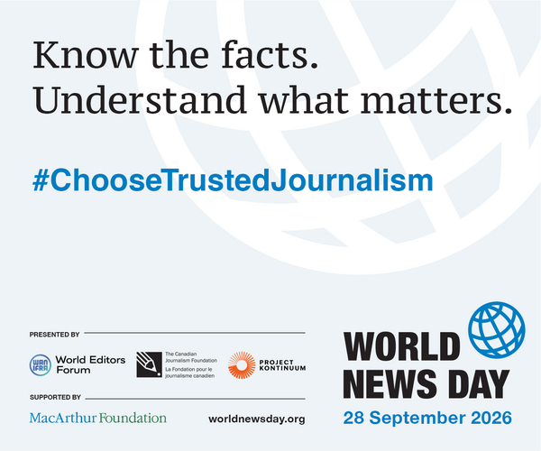 World News Day 2026 — Know the facts. Understand what matters. #ChooseTrustedJournalism