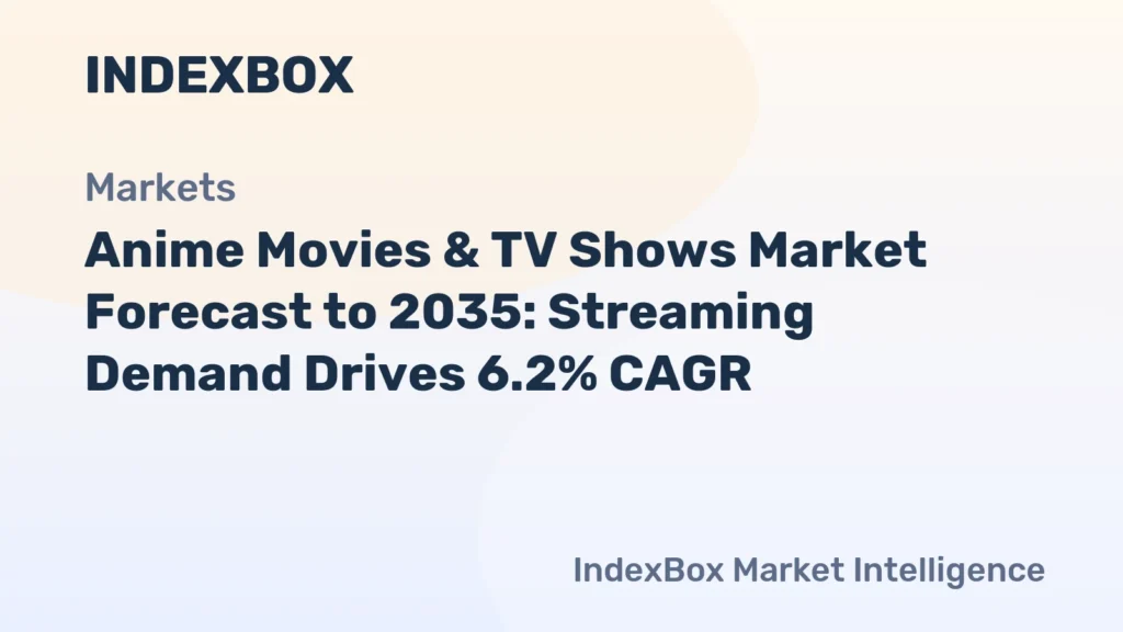 Anime Movies & TV Shows Market Forecast to 2035: Streaming Demand Drives 6.2% CAGR – News and Statistics Anime Movies & TV Shows Market Forecast to 2035: Streaming Demand Drives 6.2% CAGR – News and Statistics