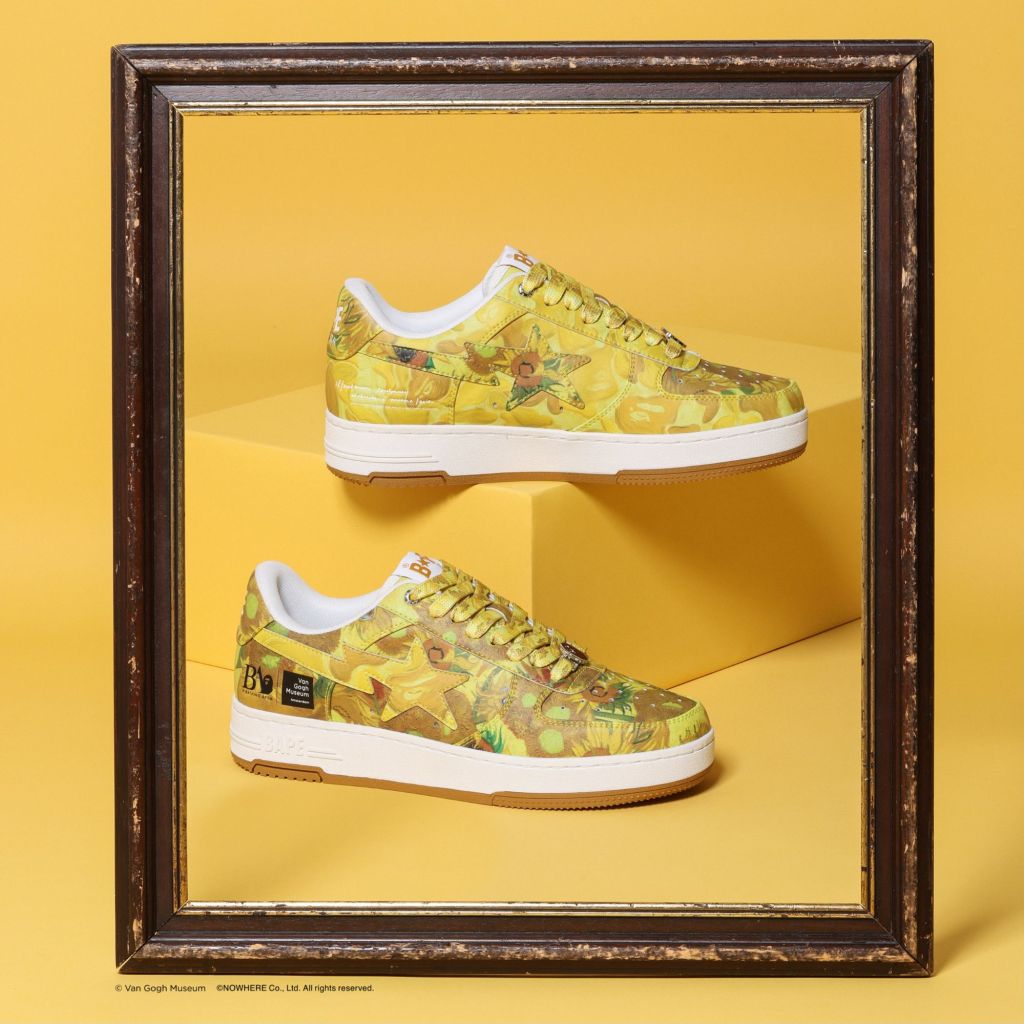 A BATHING APE® × Van Gogh Museum Expands Collaboration with Art-Inspired BAPE STA™ and BE@RBRICK via 360 MAGAZINE.