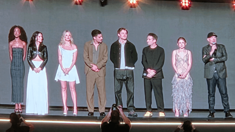 MCU 'X-Men' cast, Jake Schreier, and Kevin Feige at D23.