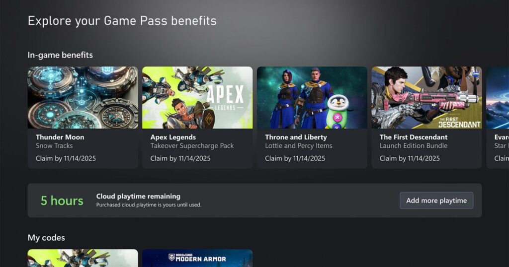 Xbox adds monthly cloud limits to Game Pass as it “continues to invest in its reliability and performance”