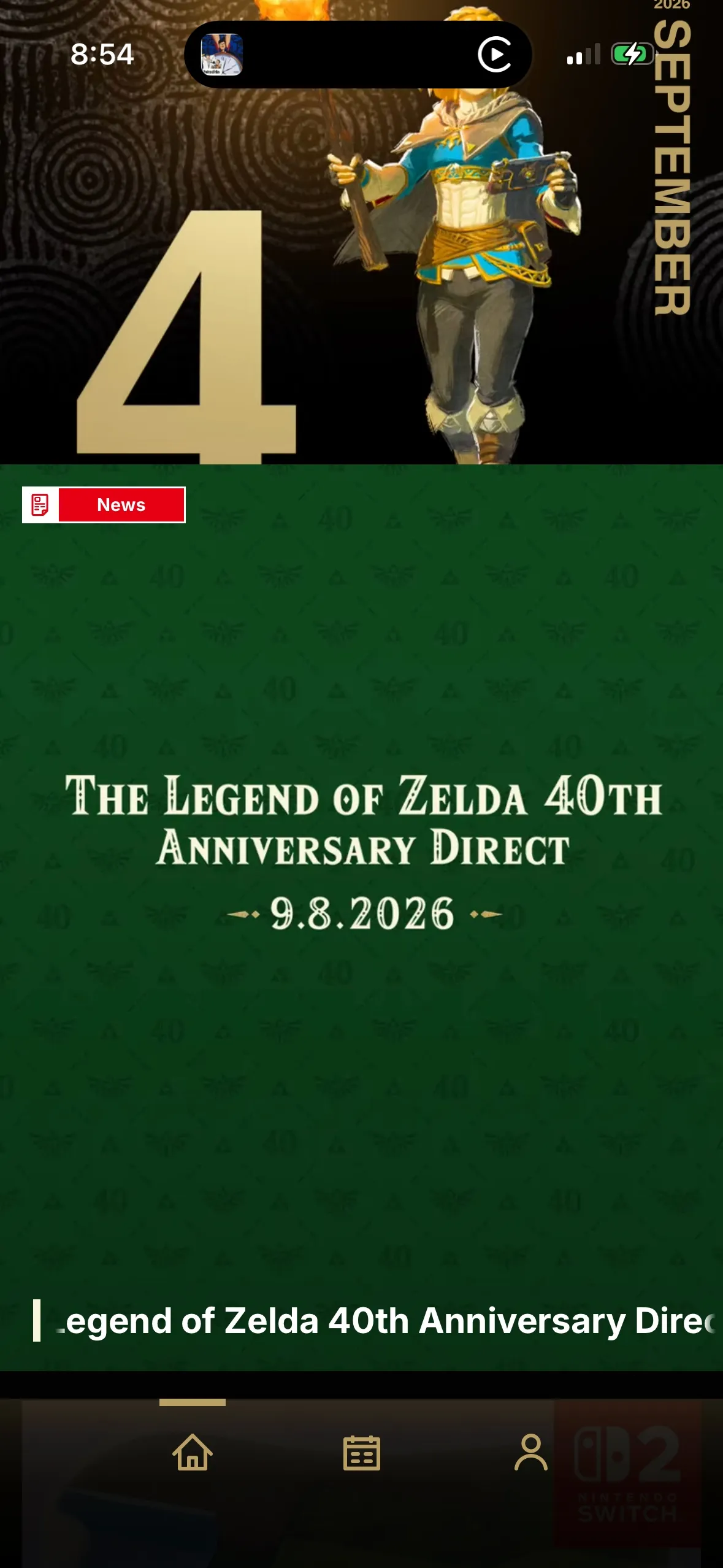 Two Nintendo Directs Air Next Week, And One Of Them Celebrates Zelda's 40th Anniversary
