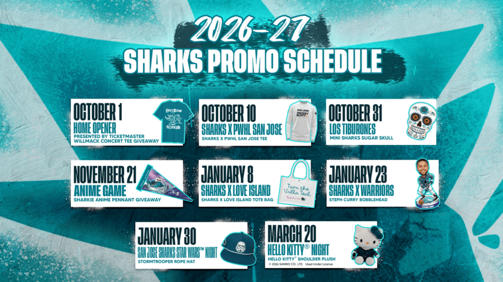 Star Wars™, Hello Kitty® and Anime games headline Sharks 2026-27 promotional schedule Star Wars™, Hello Kitty® and Anime games headline Sharks 2026-27 promotional schedule