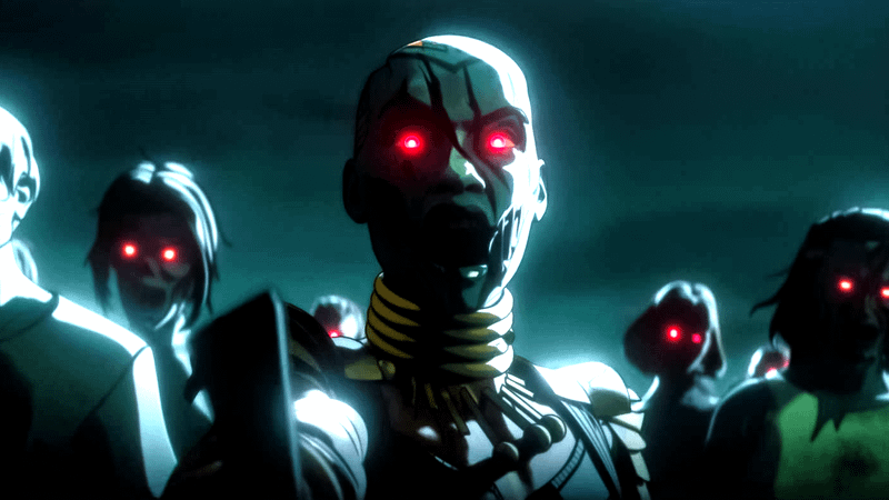 Marvel heroes as zombies in Marvel Zombies.