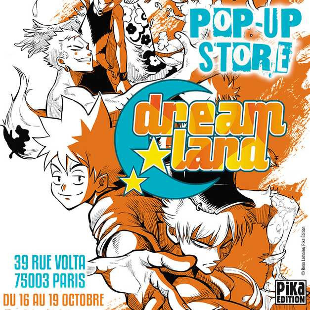 Dreamland: a free pop-up with an exhibition and signings to mark the 20th anniversary of the manga in Paris