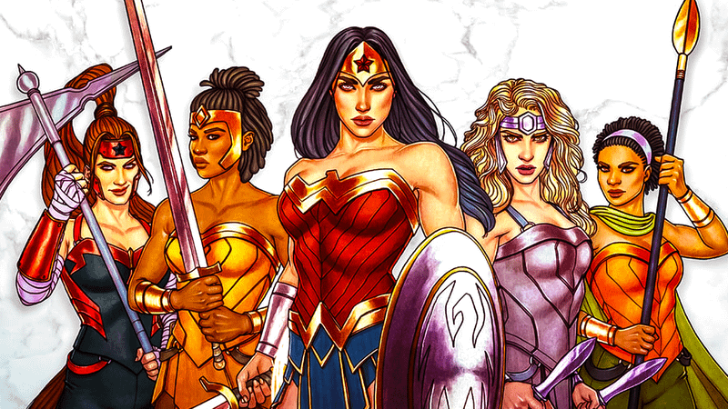 Wonder Woman and Amazonians in DC Comics.
