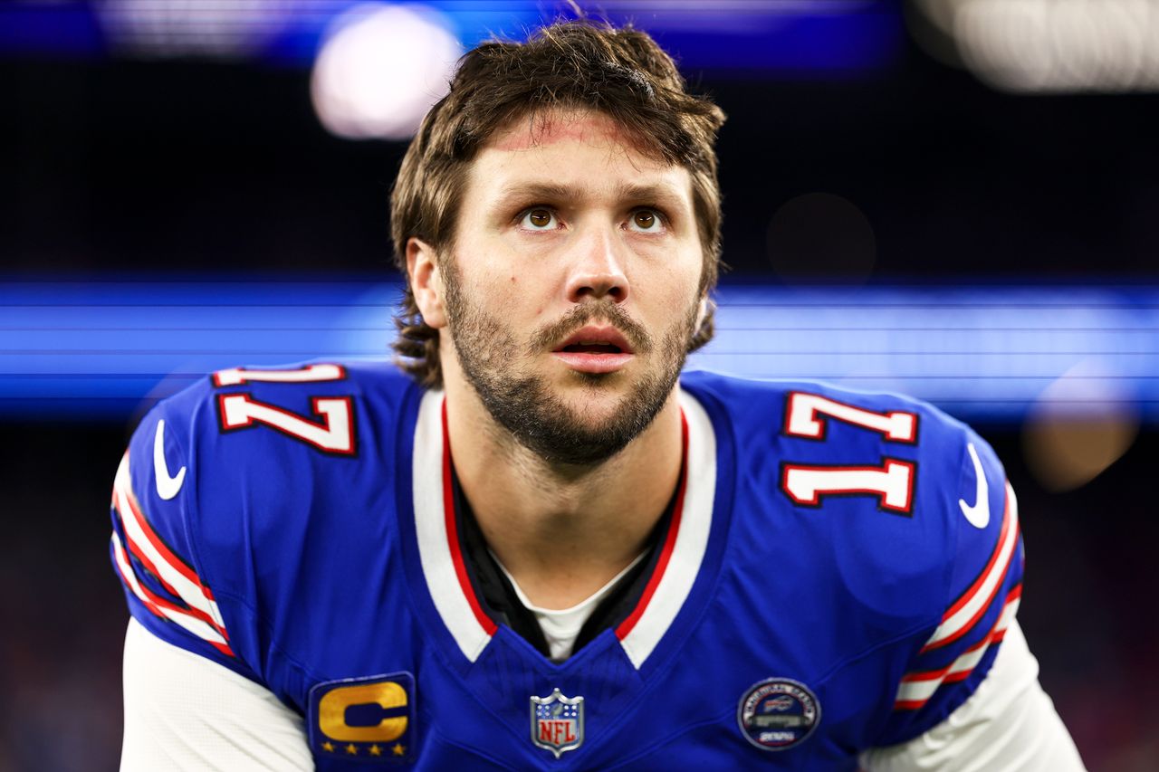 Josh Allen #17 of the Buffalo Bills warms up prior to an NFL game against the Detroit Lions at Highmark Stadium on Sept. 17, 2026 in Orchard Park, New York.Credit: Kevin Sabitus/Getty
