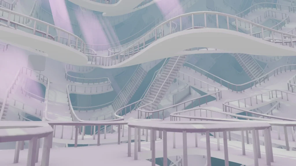 [Series: Stunning VRChat Worlds] Walk the stairs that endlessly multiply and endlessly disappear in “Vestigia Orbis”