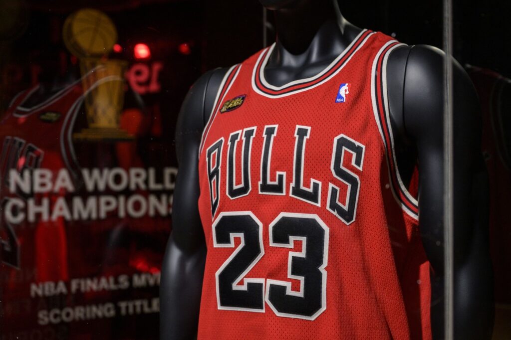 Historic record in the collectibles market: A red jersey worn by Michael Jordan in the 1998 NBA Finals was sold for  million