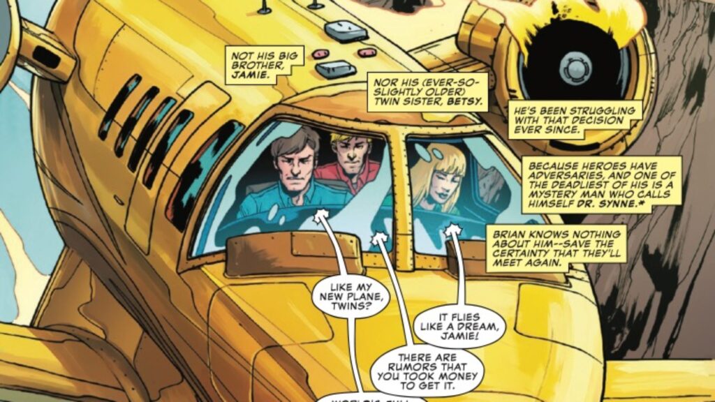 Captain Britain 50th Anniversary Special #1 Preview: Twins Turn 50 Captain Britain 50th Anniversary Special #1 Preview: Twins Turn 50