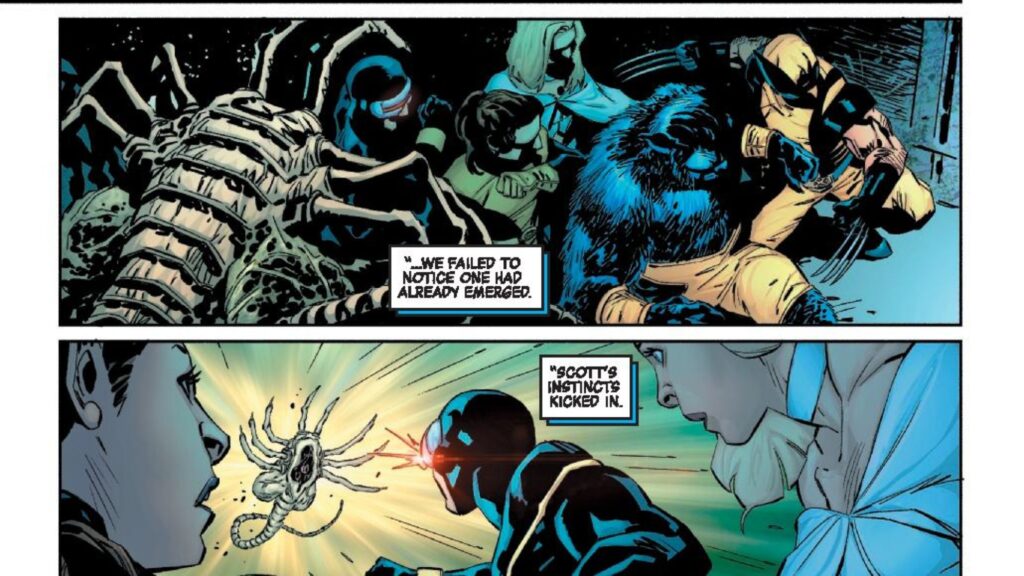 Alien vs. X-Men #2 Preview: Cable’s Future Shock Therapy