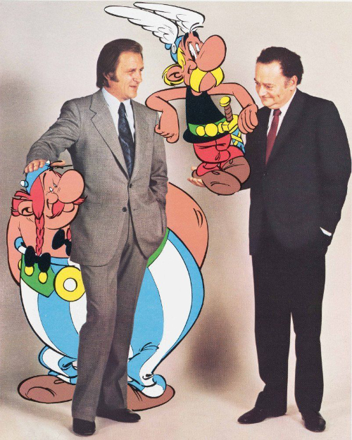 Asterix creators Albert Uderzo Rene Goscinny