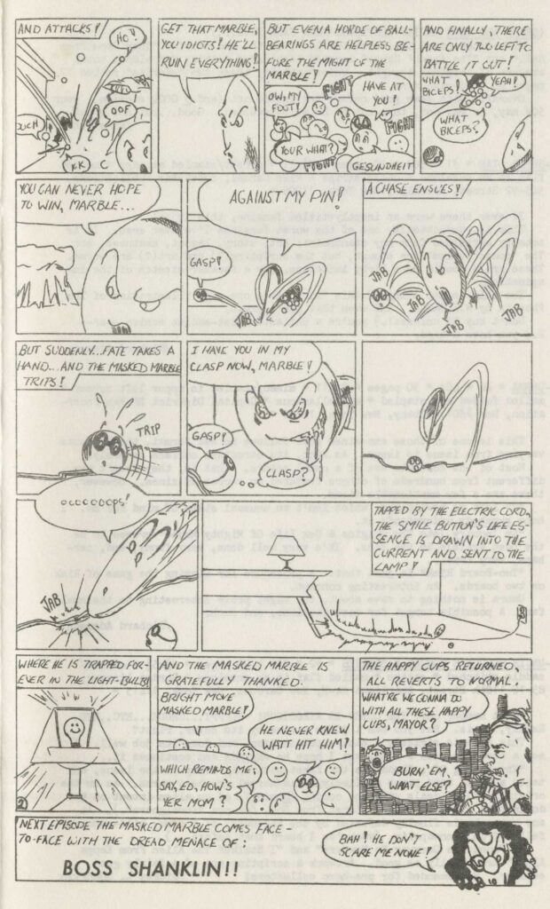 Early work by Matt Howarth for Alternatives #7 (1973)