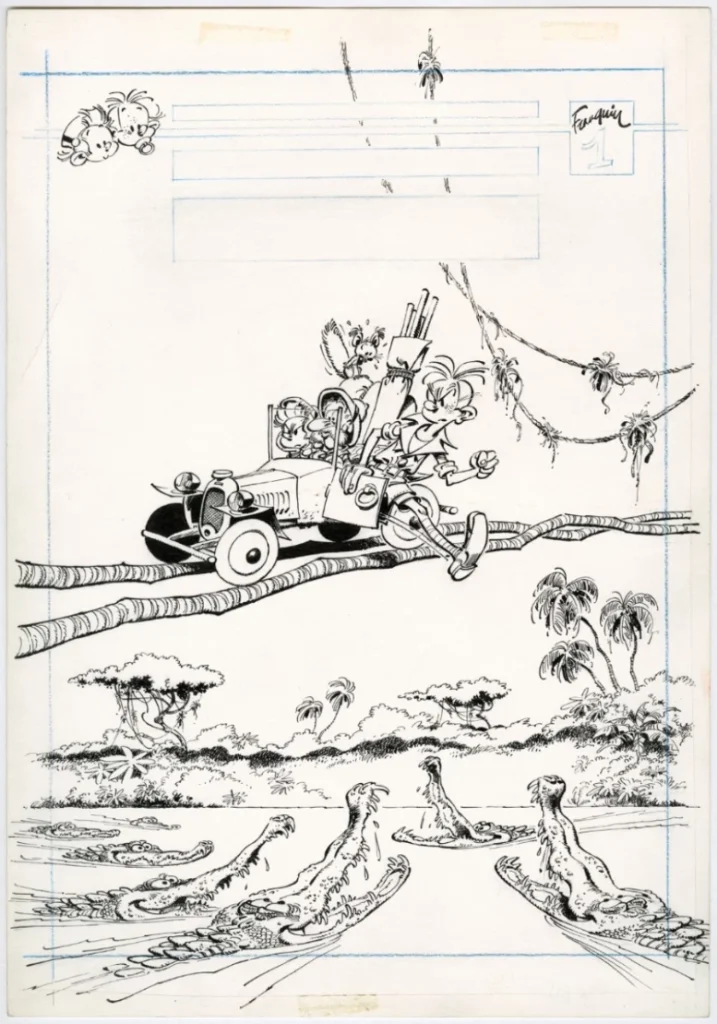 André Franquin original cover