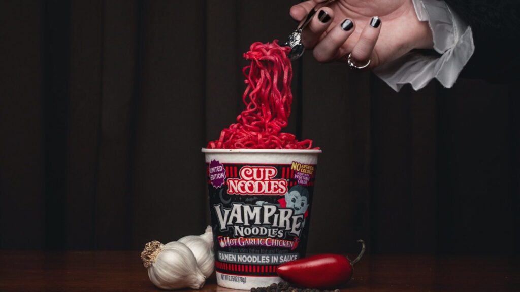 Cup Noodles Have Released Vampire Noodles For Halloween