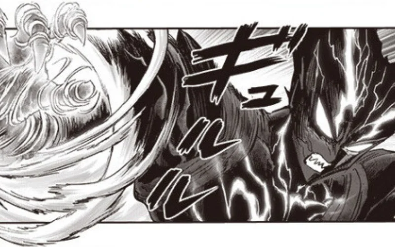 Garou's instant regeneration in One Punch Man