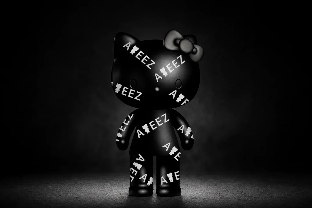 Hello Kitty Black Series x ATEEZ Tokyo pop