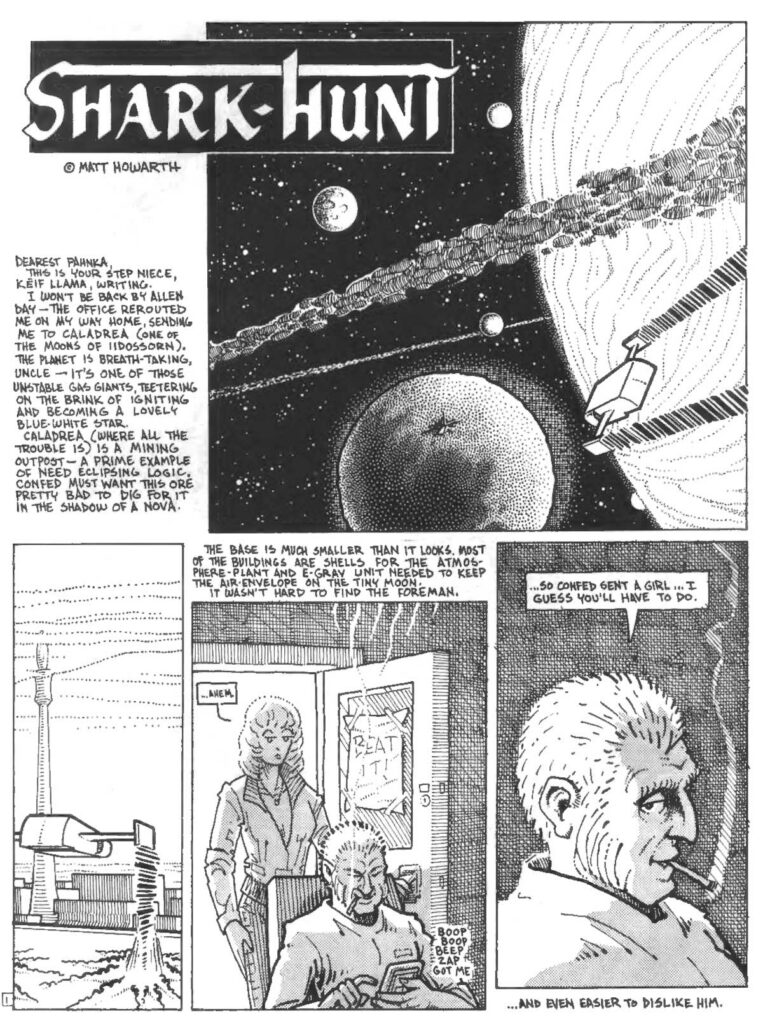 Particle Dreams #1 Sample Art by Matt Howarth