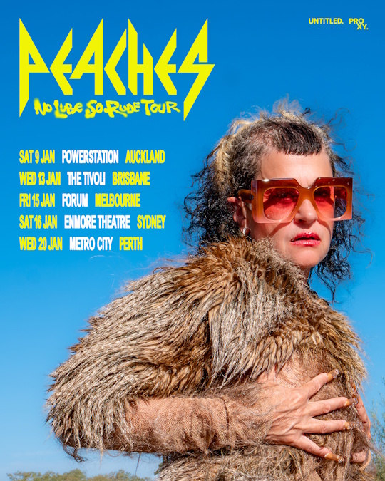 Cultural Trailblazer and Pop Provocateur Peaches announces Australia and New Zealand tour Cultural Trailblazer and Pop Provocateur Peaches announces Australia and New Zealand tour
