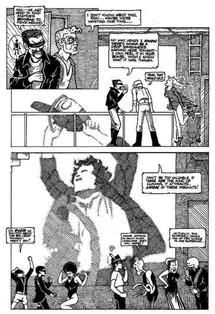 Post Bros #1 - Sample Art by Matt Howarth