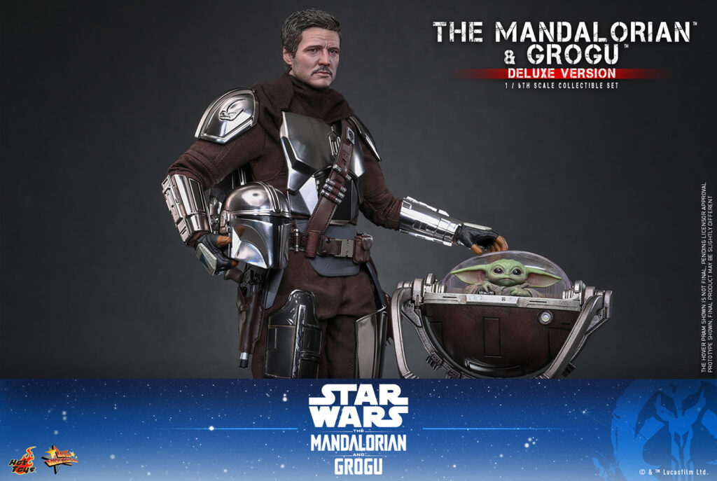 Sideshow Shares First Look at Hot Toys Deluxe The Mandalorian and Grogu Set