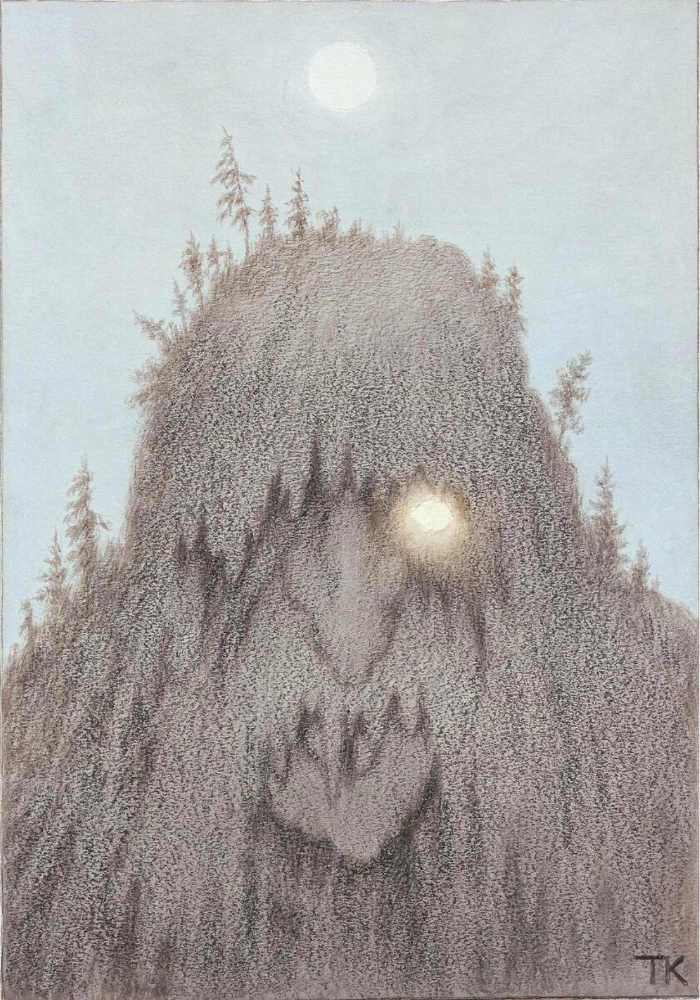 Theodor Kittelsen's "Skogtroll"