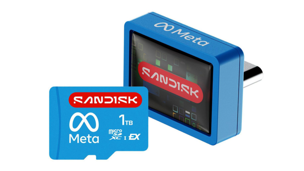 Sandisk Announces “Made For Meta” Storage Products For Quest & VR Glasses