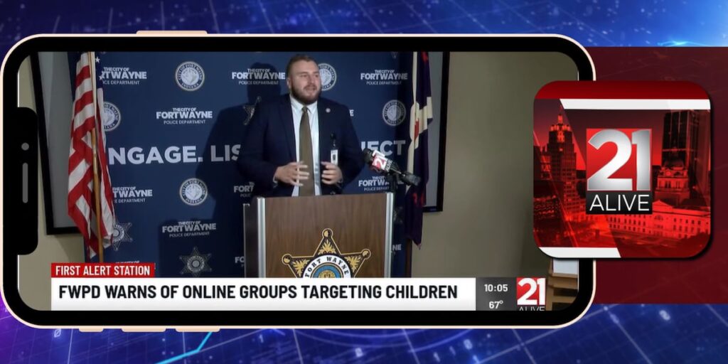 Fort Wayne police confirm active case involving violent online network targeting kids Fort Wayne police confirm active case involving violent online network targeting kids