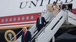 Trump’s Air Force One guest list: Boxing stars, Nicki Minaj and top White House aides